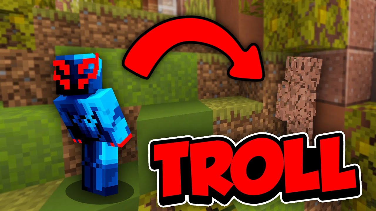 KATİLİ TOPRAK BLOĞUNA DÖNÜŞEREK TROLLEDİK! - Minecraft