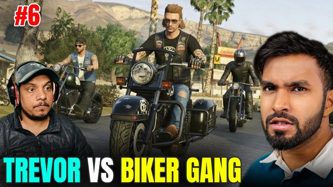 TRAVER VS BIKER GANG | GTA V GAMEPLAY #6