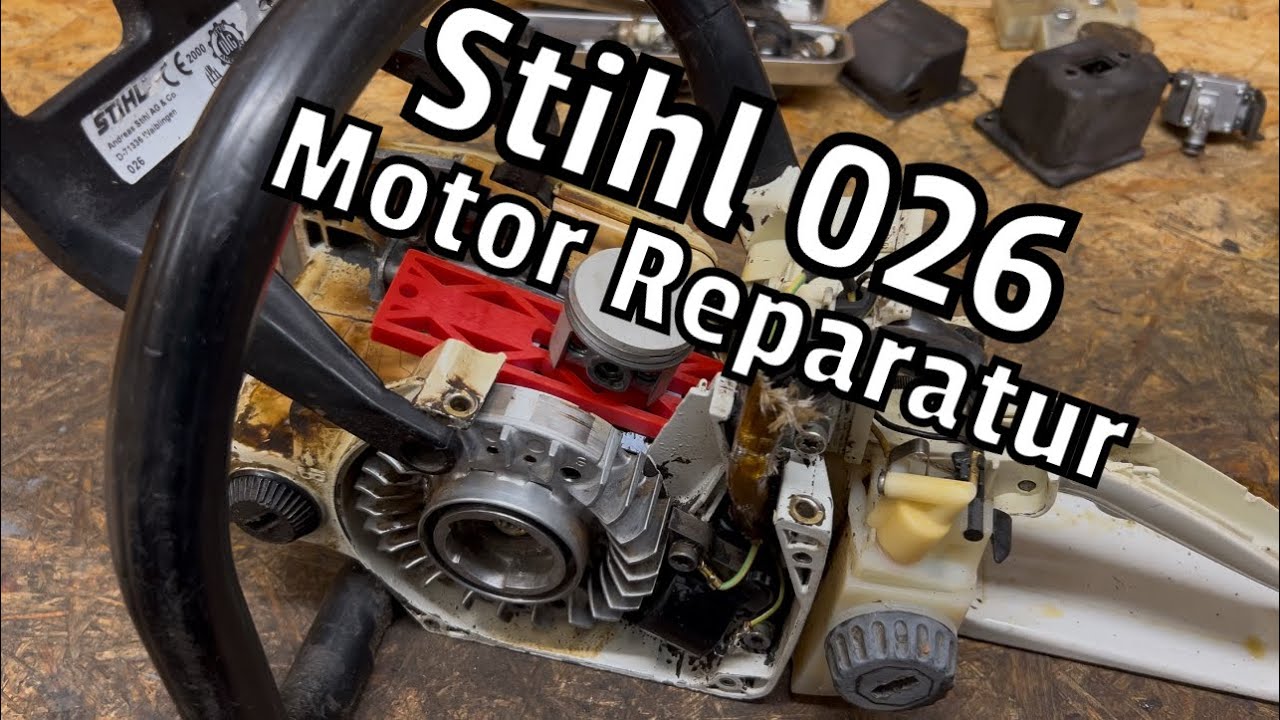 Stihl 026 | Motor Zusammenbau mit neuem Werkzeug | Testlauf 