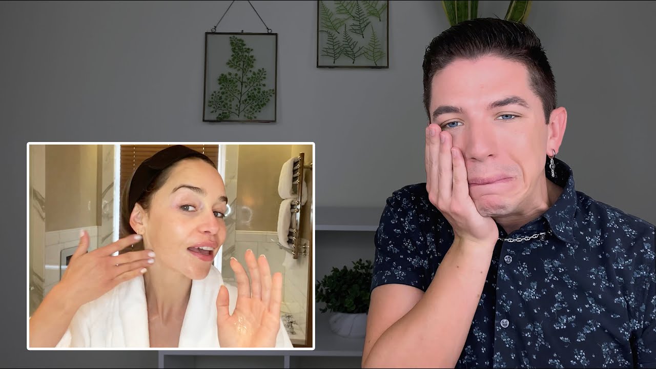 Specialist Reacts to Emilia Clarke's Skin Care Routine