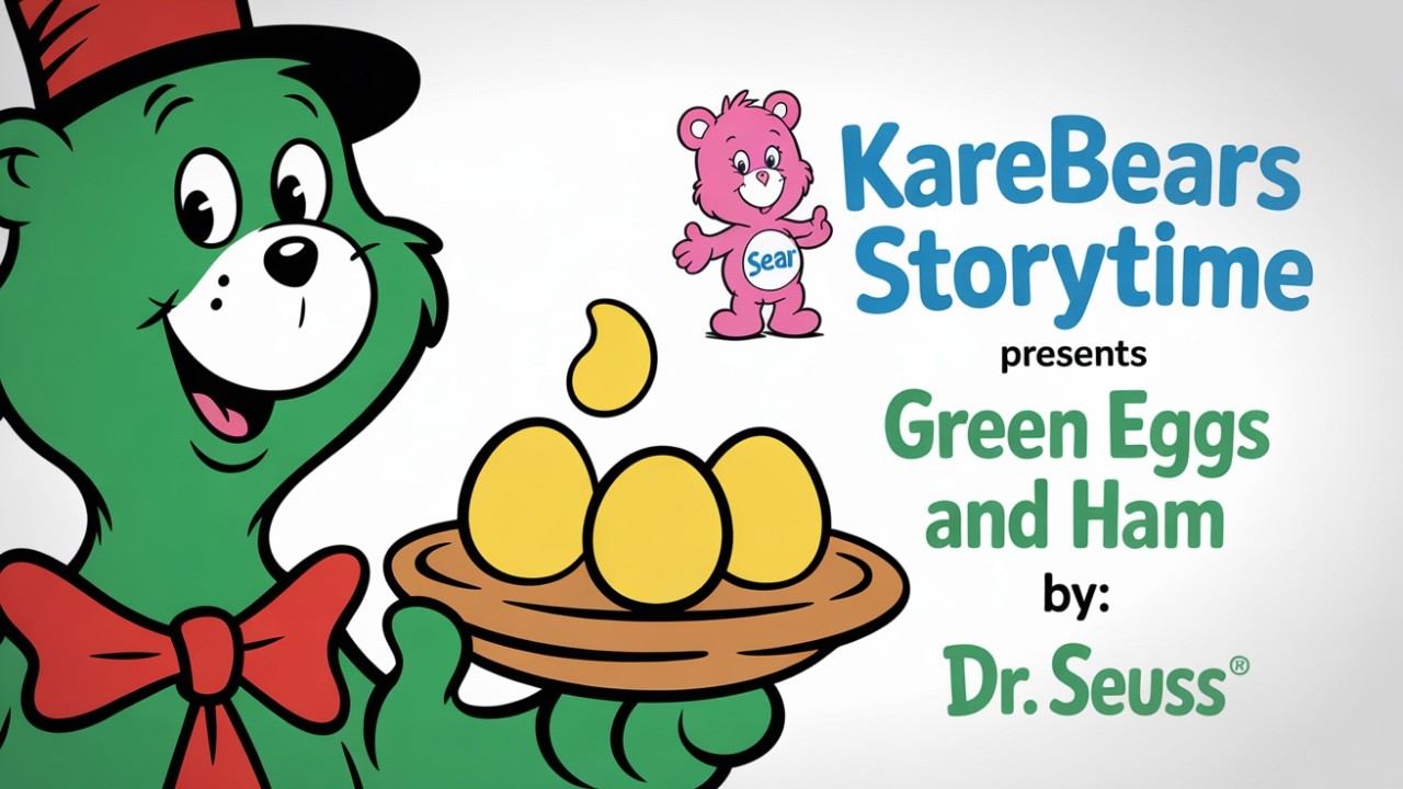 🥚 Green Eggs and Ham - Full Story Read Along for Kids | KareBears Storytime