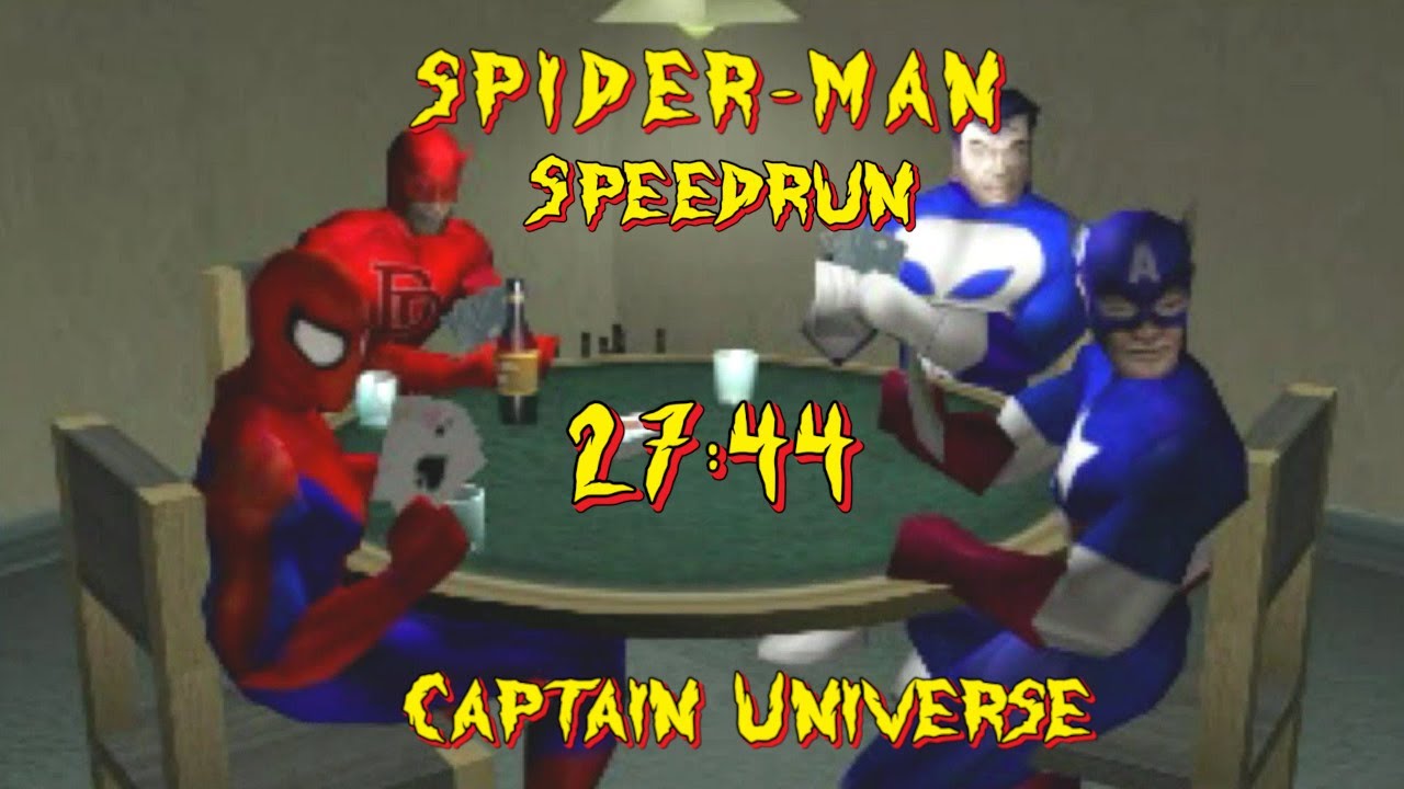 Spiderman Captain Universe Speedrun 27:44 | Playstation Hardware