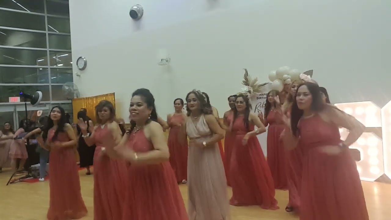 60Th birthday cotillion Rebecca @60 with take me to your heart zumba