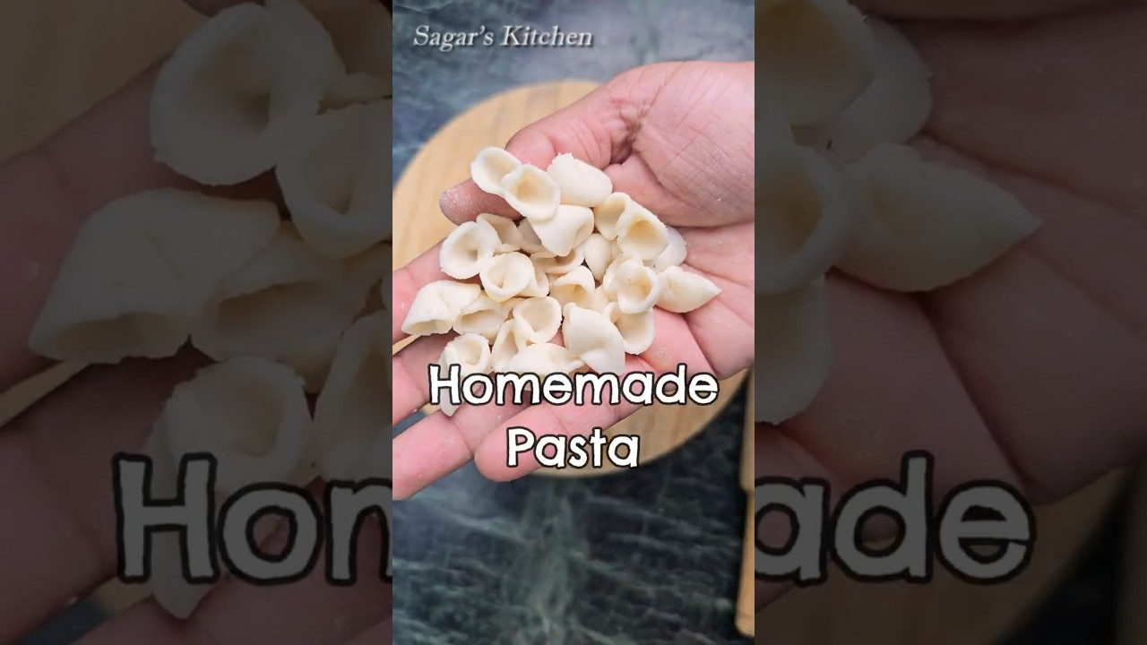 Homemade Pasta Recipe..it's Soo Perfect and Easy Tasty Healthy #Shorts #Pasta