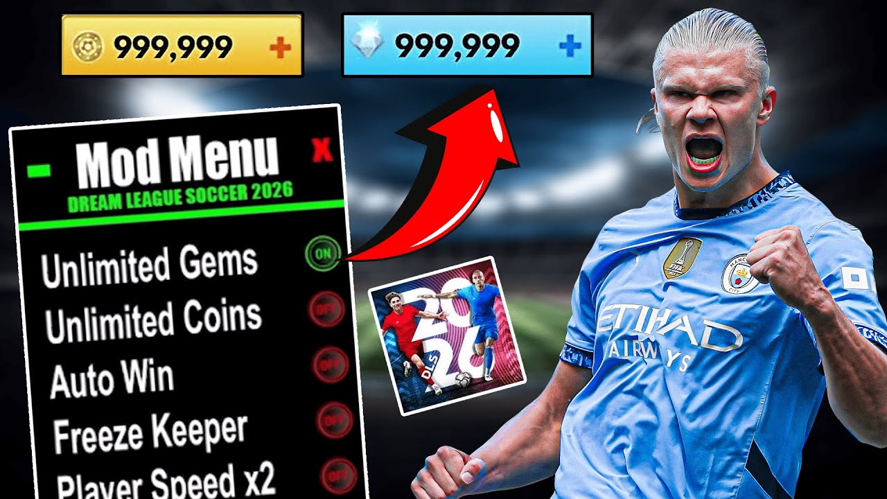 DLS 26 Hack iOS/Android - Dream League Soccer 2026 FREE Gems & Coins Mod Menu (UPDATED)