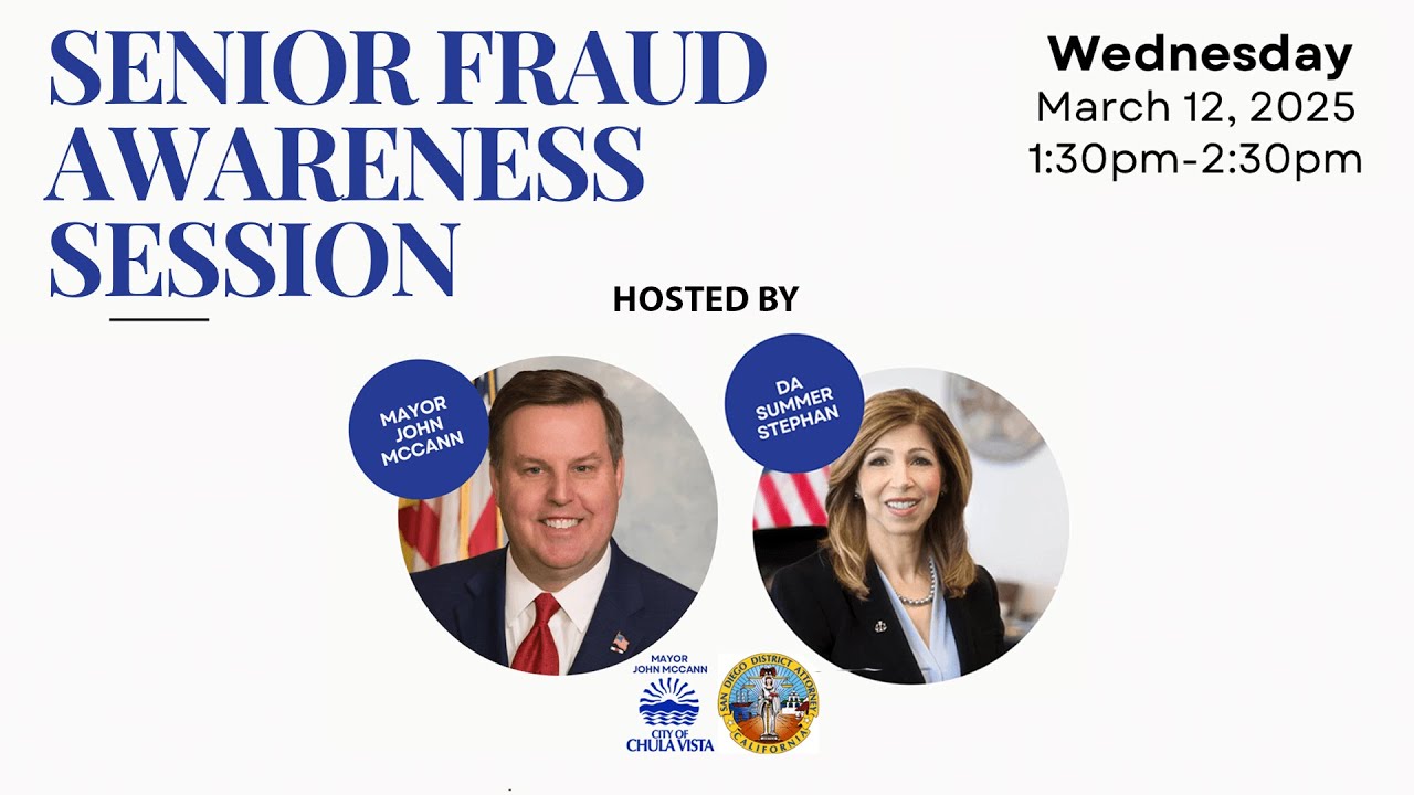 Senior Fraud Awareness Session w/ Assessor/Recorder/County Clerk Jordan Marks