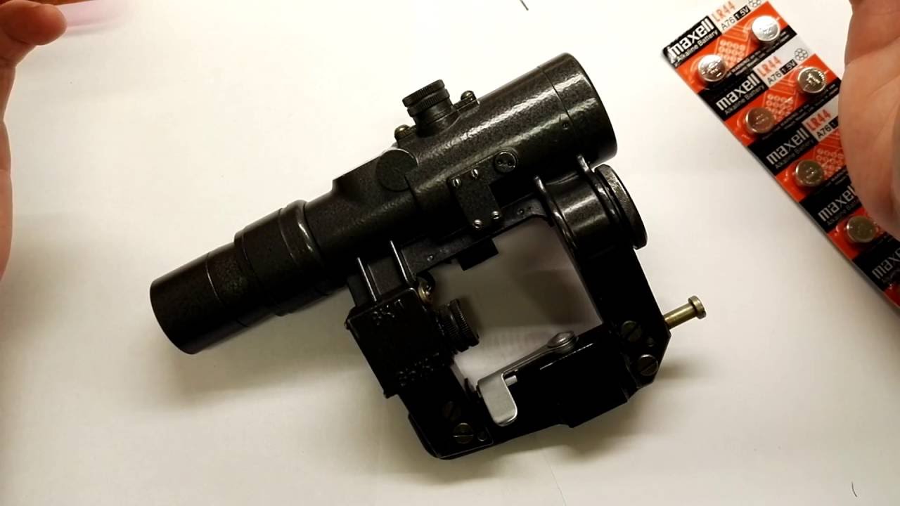 [ENGLISH] Russian BelOMO-MMP PK-A RED DOT SCOPE Collimator sight review
