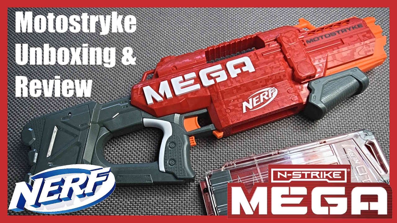 Nerf Mega Motostryke Unboxing & Review (A Collector's Viewpoint)