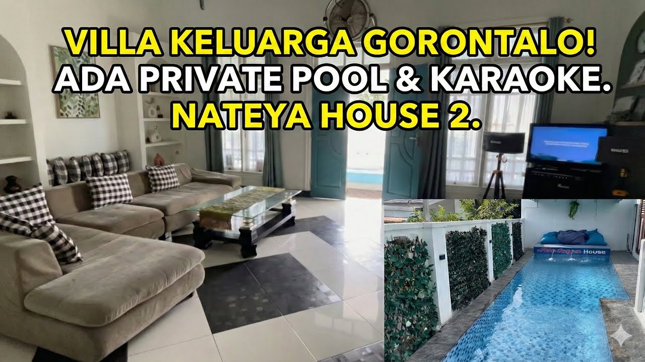 Nateya House 2 Gorontalo | Review Villa keluarga di Gorontalo