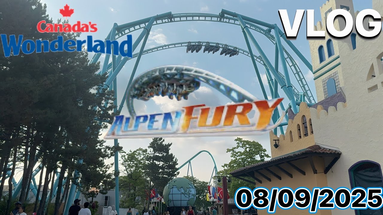 Is Alpen Fury Canada’s Best Rollercoaster?! Canada’s Wonderland VLOG 
