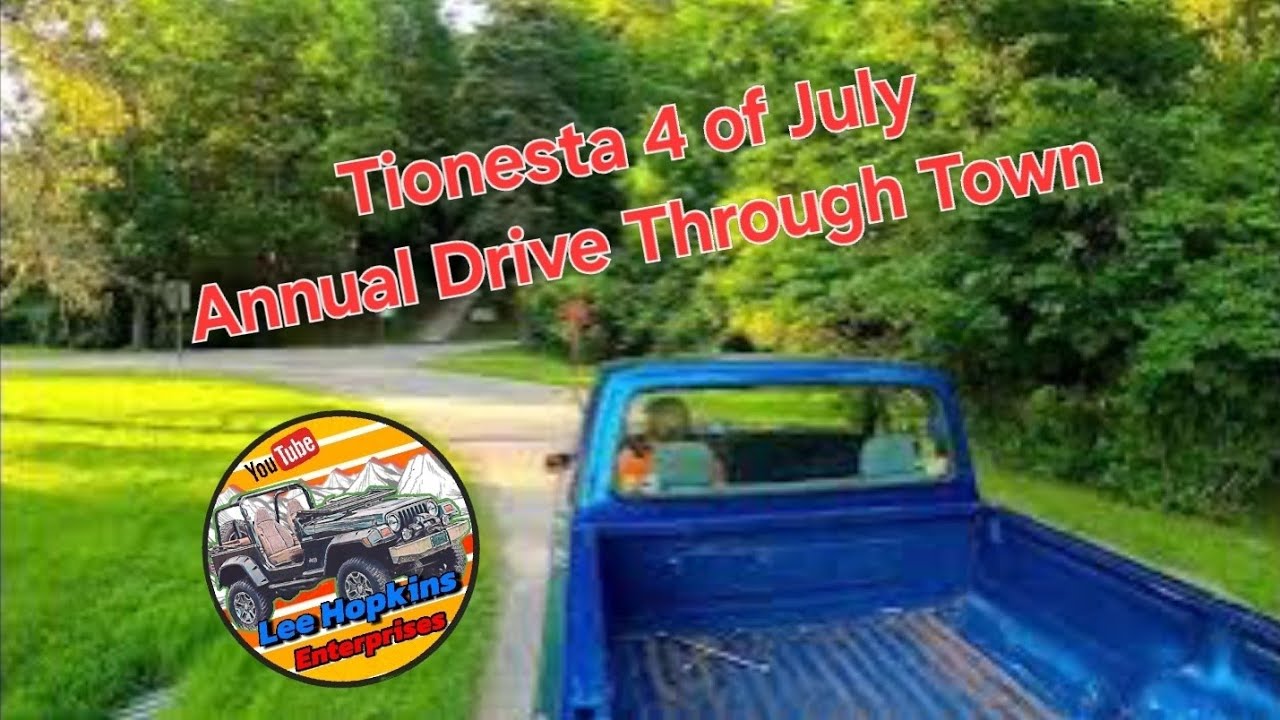 A lap through downtown Tionesta and up to the Dam July 4, 2025, in a 1977 ford F150 Pennsylvania