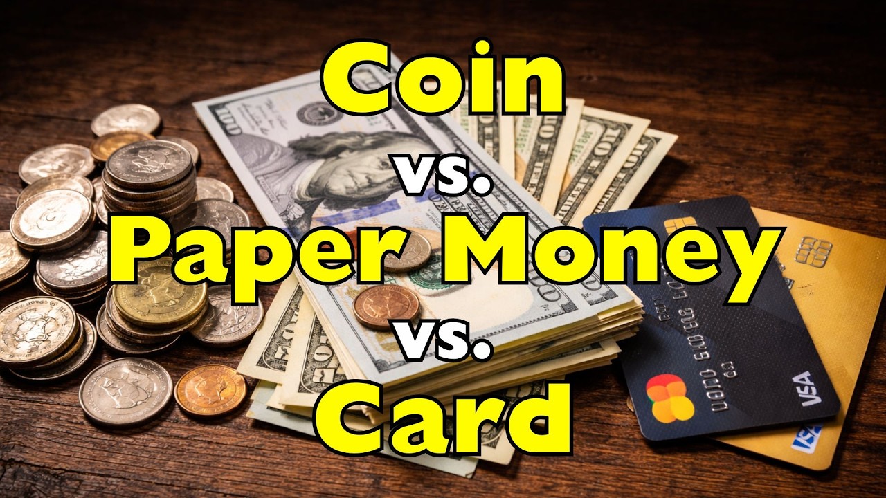 Coin vs Paper Money vs Card: Why Do We Use All Three?