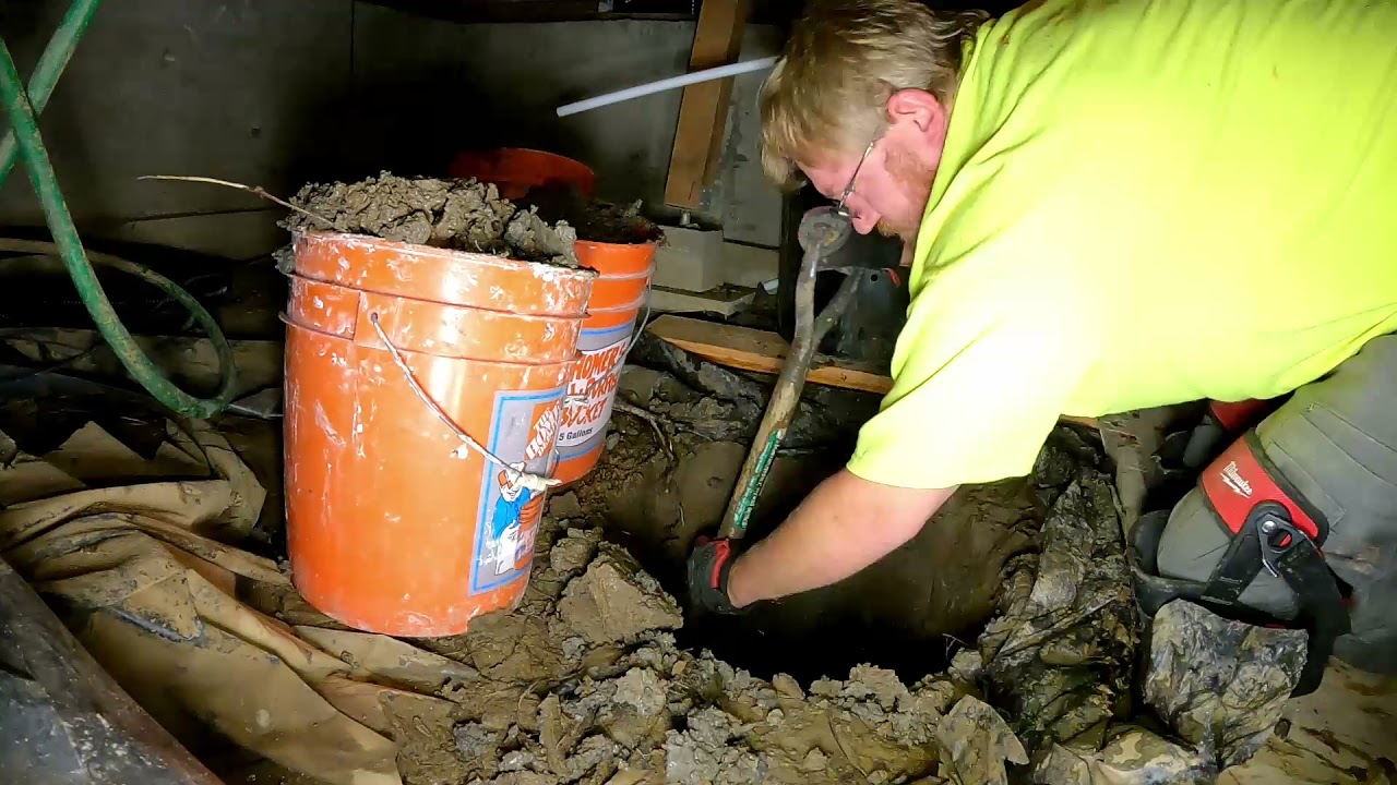 Crawl Space Sump Pump Install