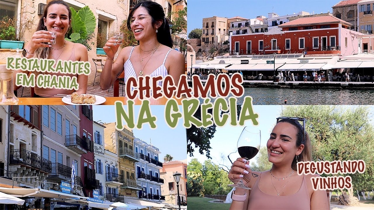 CHEGAMOS NA ILHA DE CRETA, NA GRÉCIA 🇬🇷 - já ouviu falar de Chania? 😍 | Natasha Salvucci
