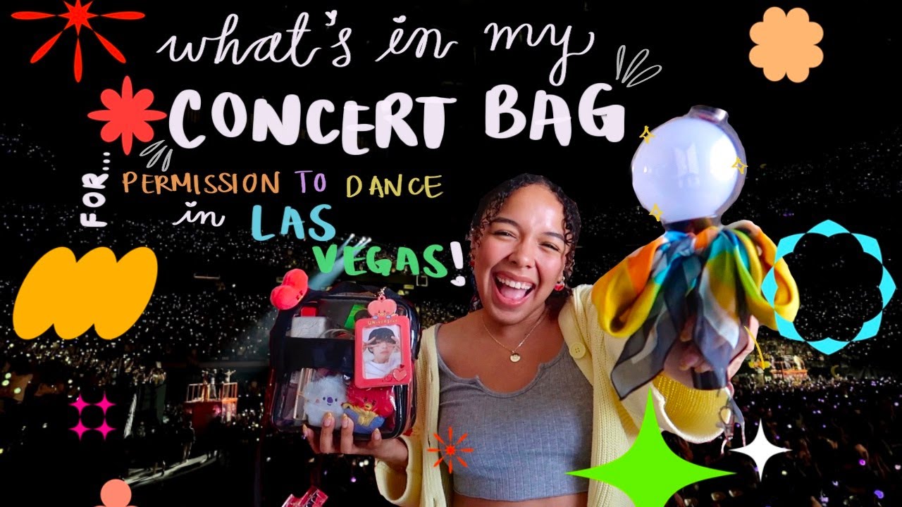 what's in my CONCERT bag: BTS PTD in LAS VEGAS edition!! ♫