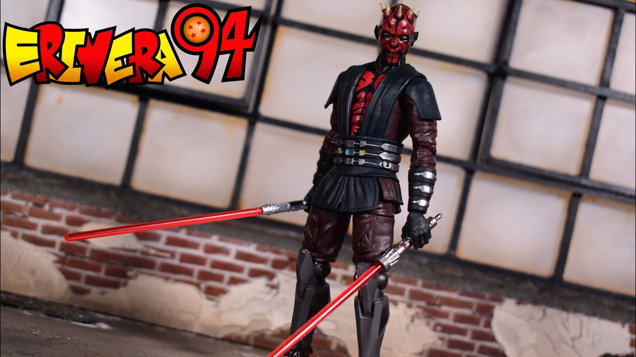 Star Wars The Black Series DARTH MAUL Clone Wars Season 7 Figure Review