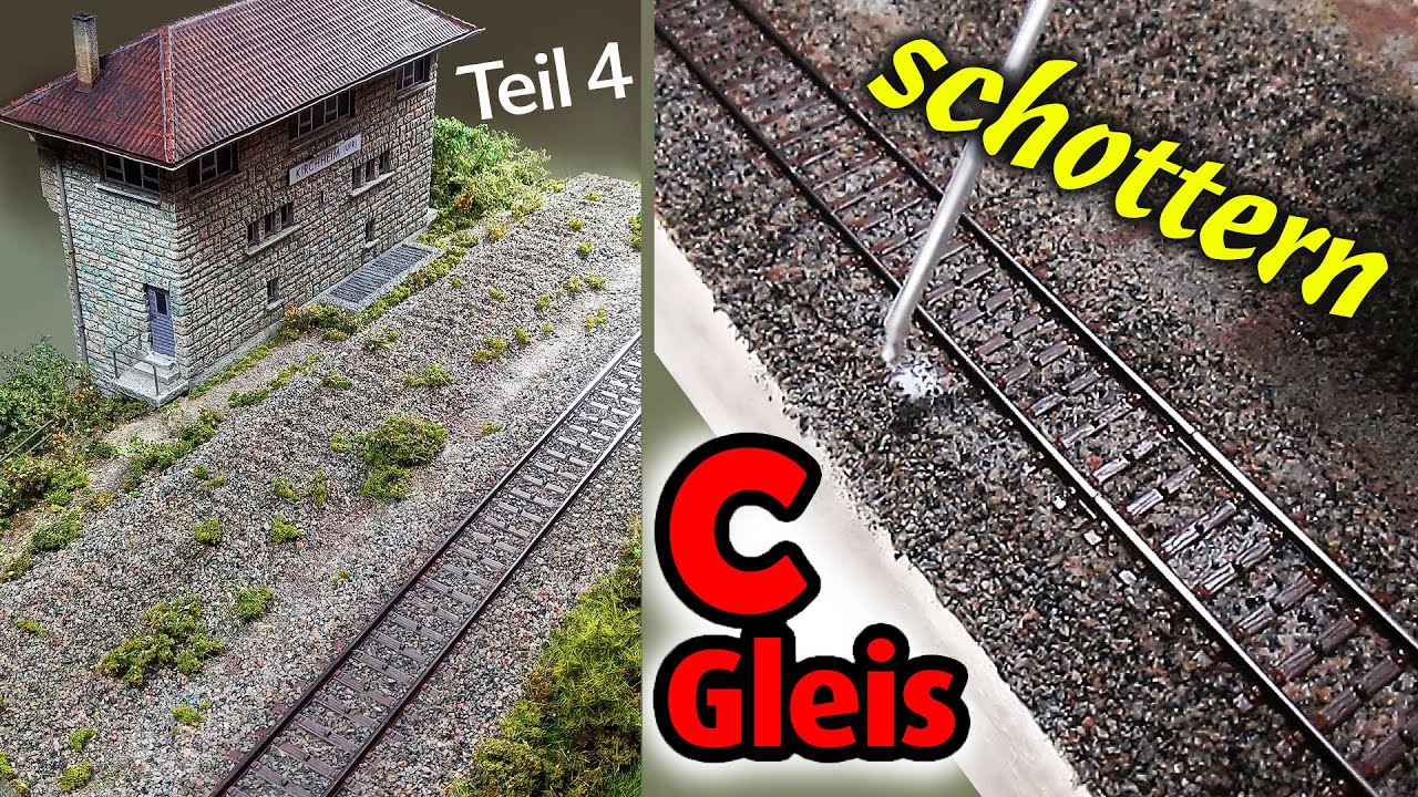#StwKirchheim Teil 4 – C-Gleis einschottern & Details – TUTORIAL MODELLBAU #kunstmichiworld 135