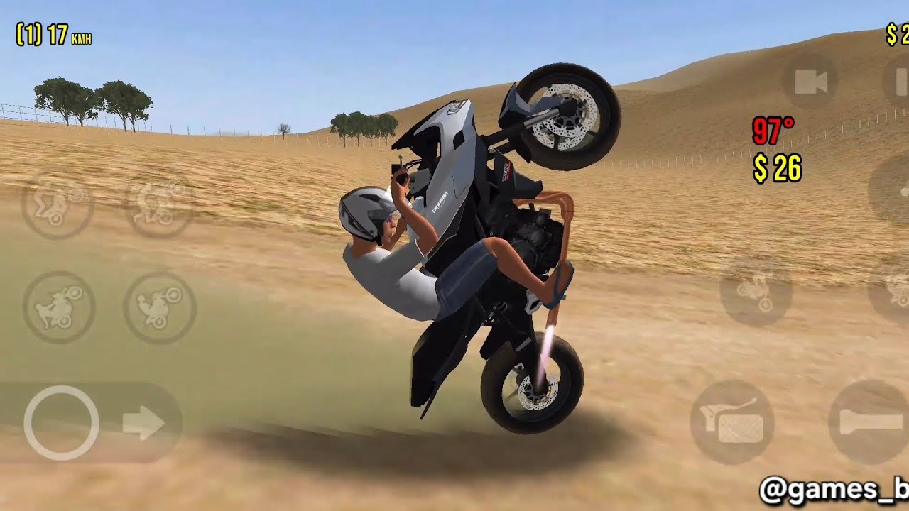Causando com a mais nova moto do moto Whelie-3d 💢💥#jogos #motonova #automobile 