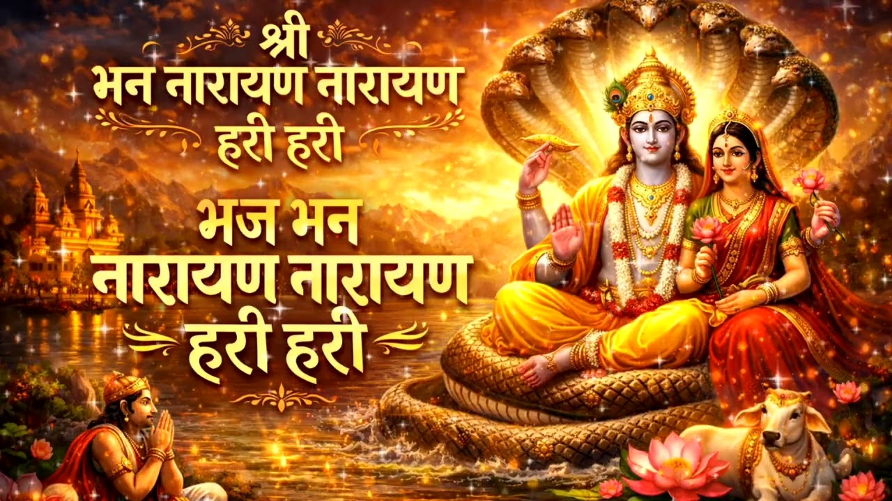 🌼 श्रीमन नारायण नारायण हरि हरि | दिल को छू लेने वाला भजन 2026सुबह-शाम सुनने योग्य bhajn