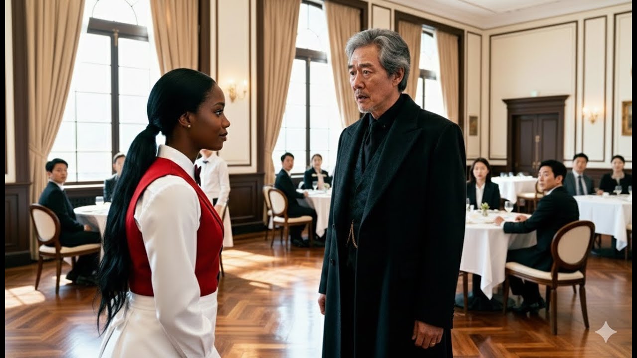 Black waitress spoke one Korean phrase to the Korean Mafia boss   the entire room went silent