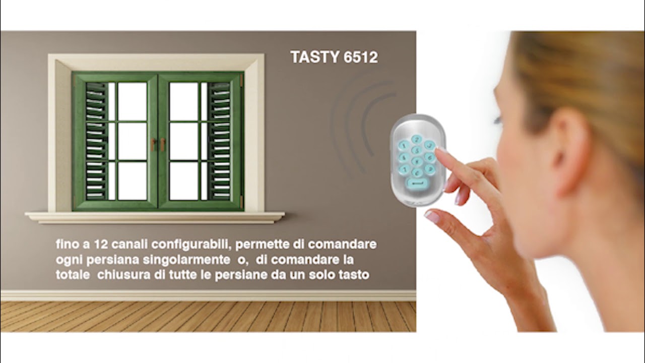 PERSY  l'apripersiana senza fili 100% autonoma di DUCATI HOME