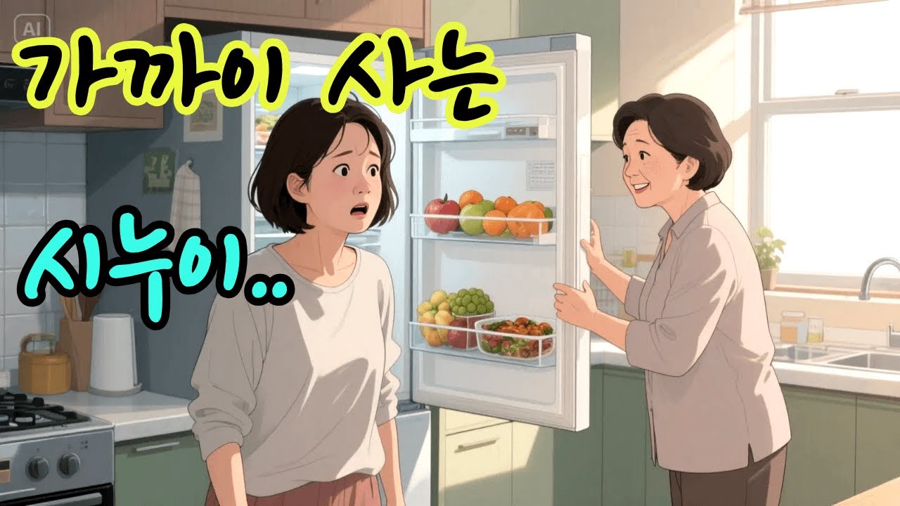 시도때도 없이 냉장고 문 여는 시누이, 참을 수 있을까요?