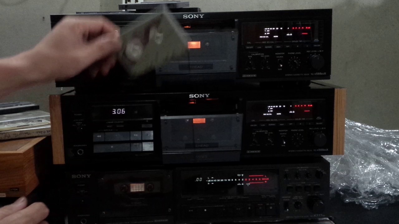 SONY TC 555ESX MOD VS SONY TC 555ESX ORGINAL