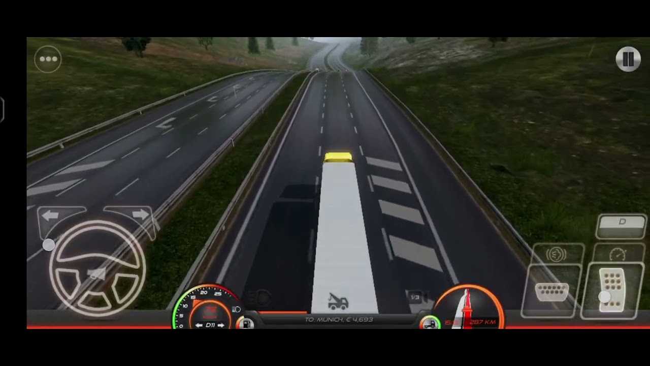 Truck driving