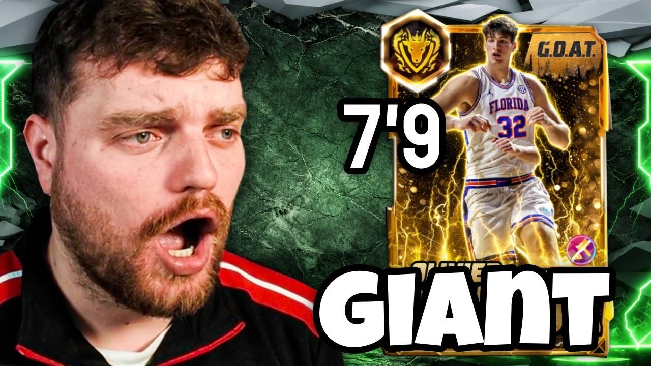 Этот бесплатный монстр ростом 236 см может полностью сломать режим MyTeam в NBA 2K26!!