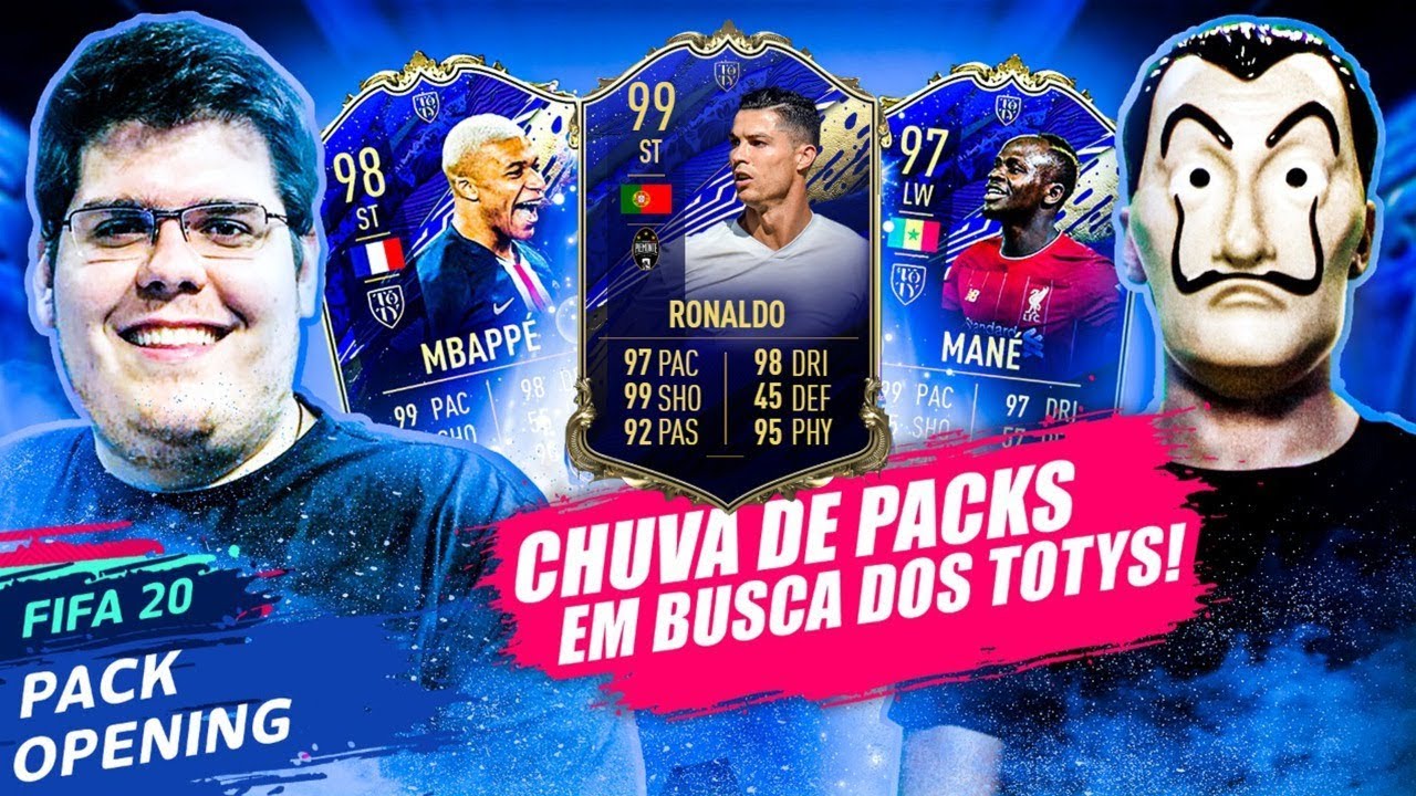 FIFA 20 - VAMOS TIRAR O CR7 99! - TOTY PACK OPENING
