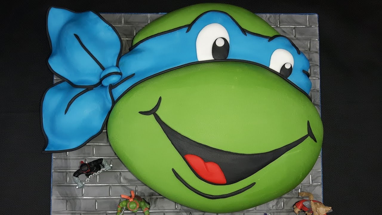 How to Make a Ninja Turtle Cake with Kinder Surprise Eggs