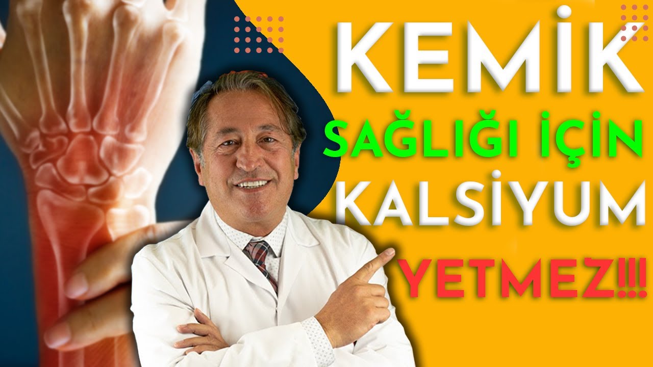 Kemik Sağlığı için Kalsiyum Yetmez!!! İlave 15 Ayrı Vitamin ve Mineral...