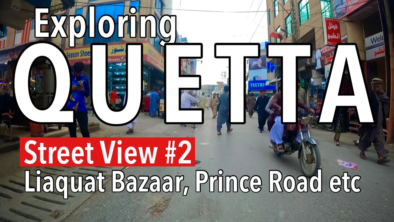 Exploring Quetta City | Street View #2 | Liaquat Bazaar, Prince Road etc | #quetta #Balochistan