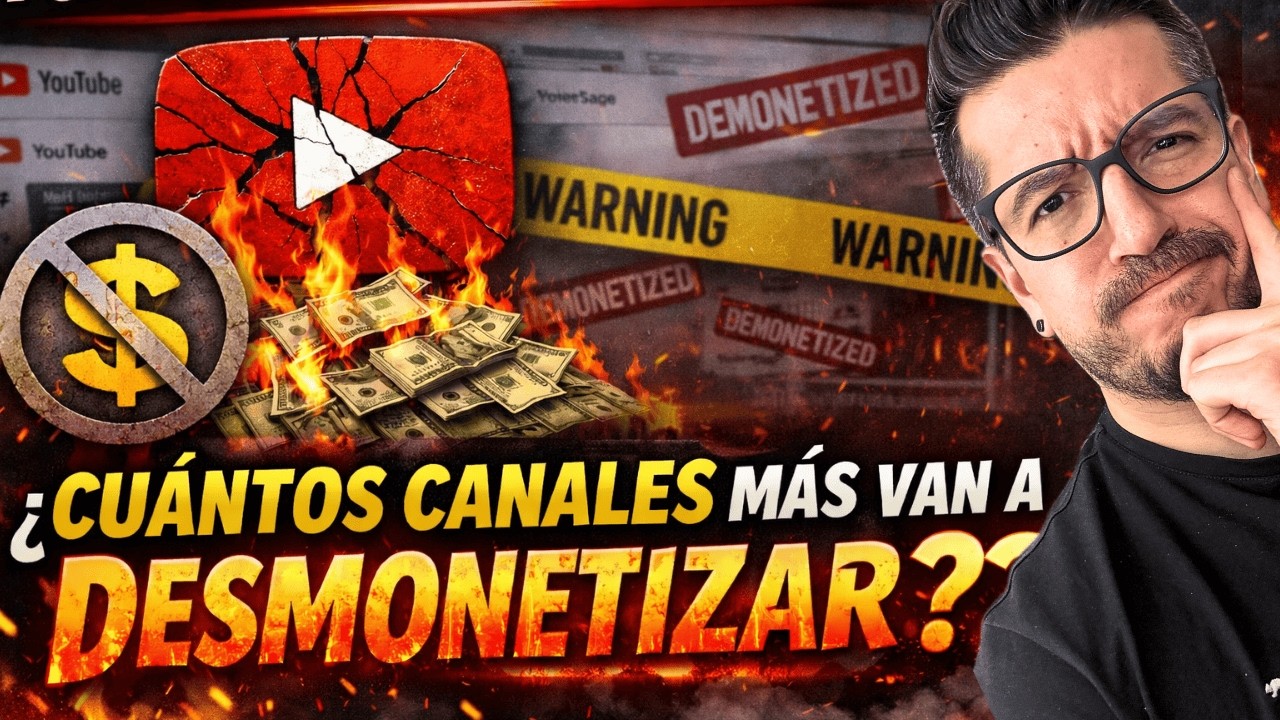 YouTube Llegó al Límite!!! Cuántos Canales Más Van a DESMONETIZAR???