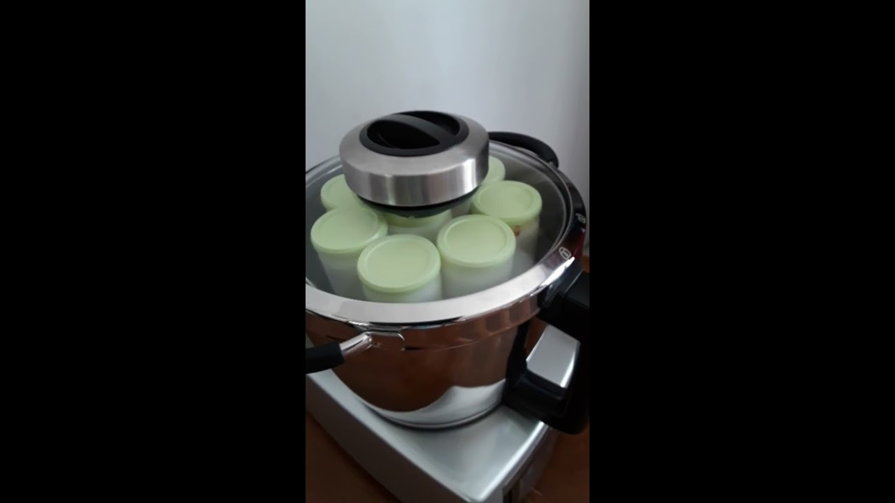 comment réussir vos yaourts avec le panier vapeur interne du Cook Expert de Magimix