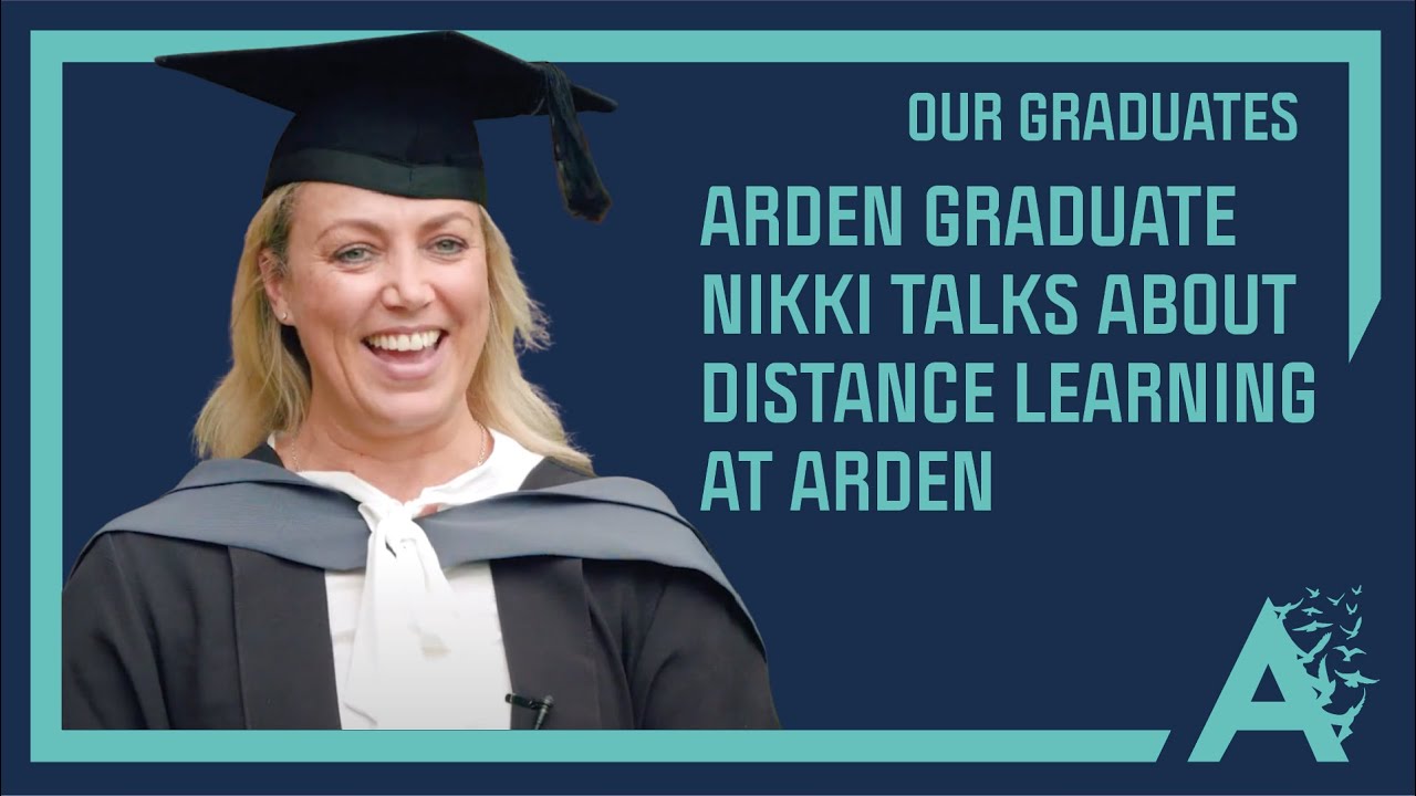 Student Nikki talks about studying online with Arden University for a HND and a Bachelor's degree!
