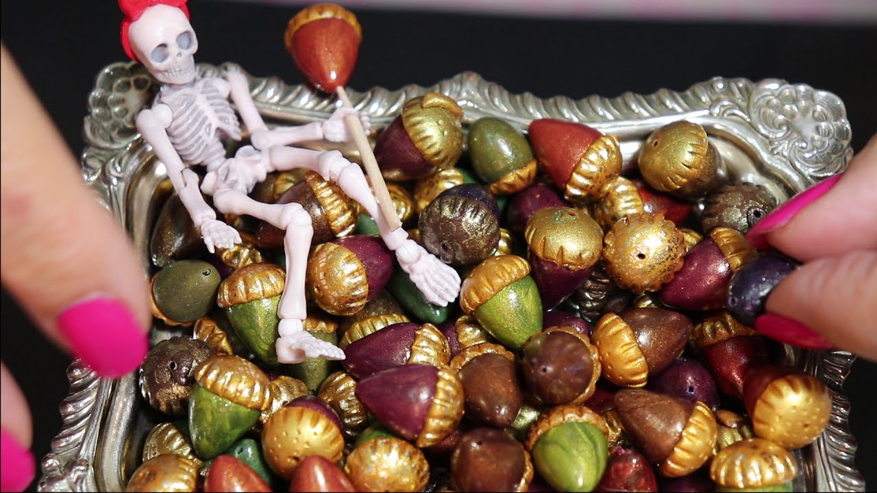 How To Make Acorn Beads with Polymer Clay