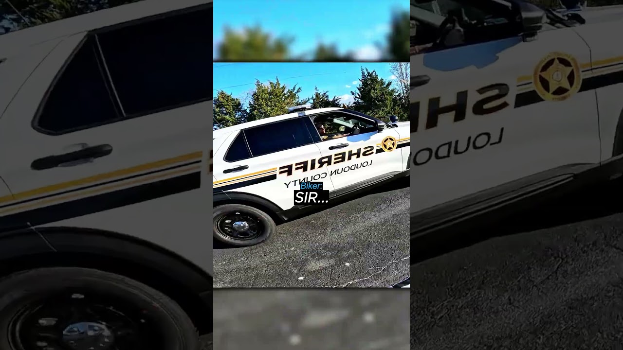 Biker Confronts Driver and Sheriff Shows Up 😡 #roadrage #biker #shorts