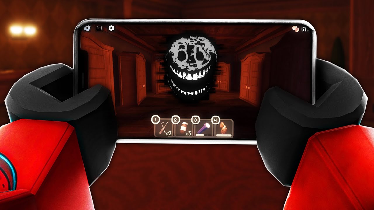 Я впервые прошёл Roblox DOORS на мобильном устройстве...