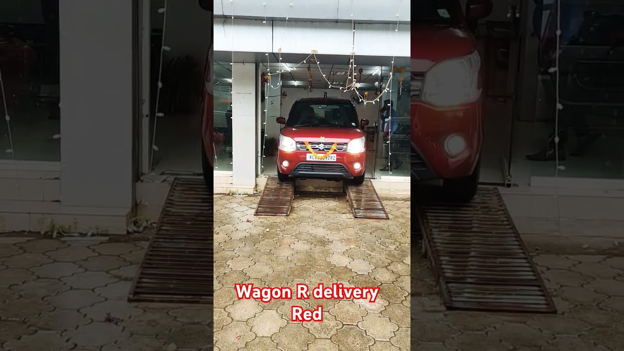 Wagon r delivery ZXI Red #wagonr #wagonrcar #suzukicars #redwagonr