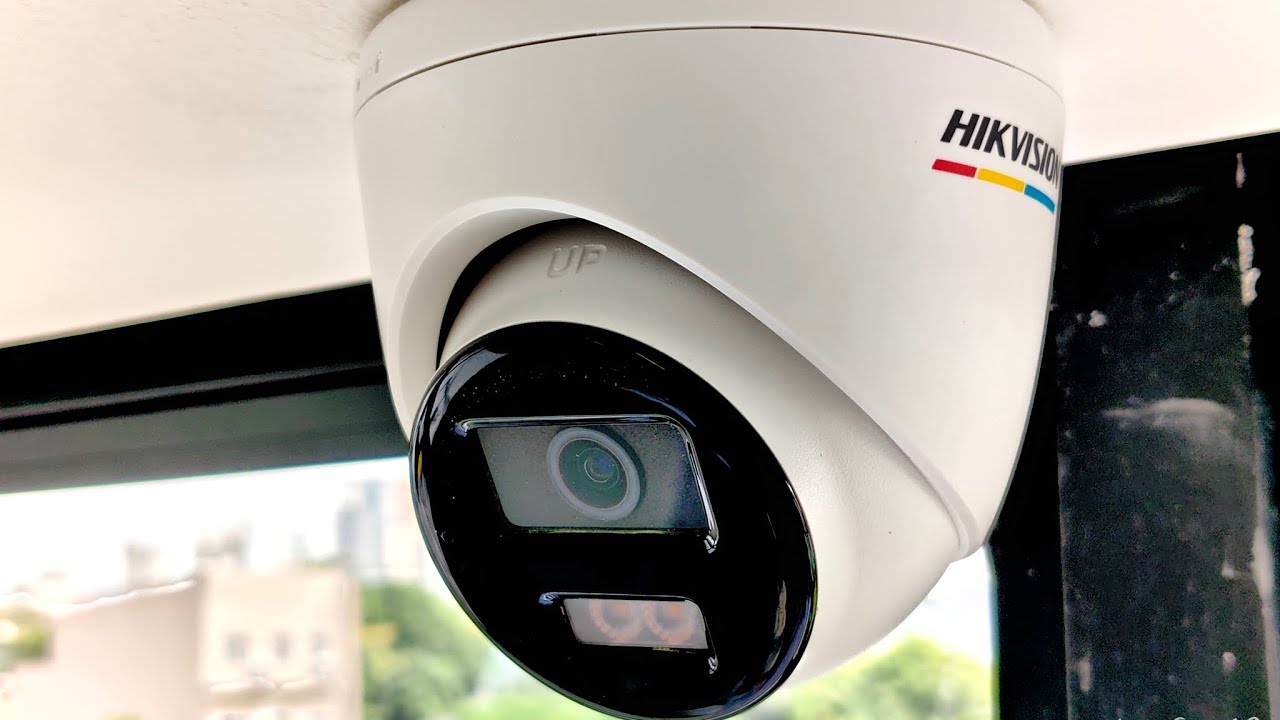 Done CCTV installation - HIKVISION ColorVU Network (I.P) Camera 4MP
