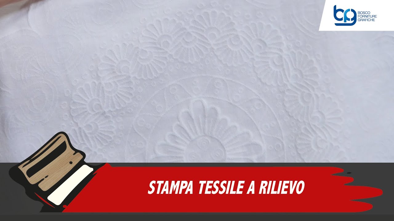 Stampa tessile a rilievo con inchiostro TRP