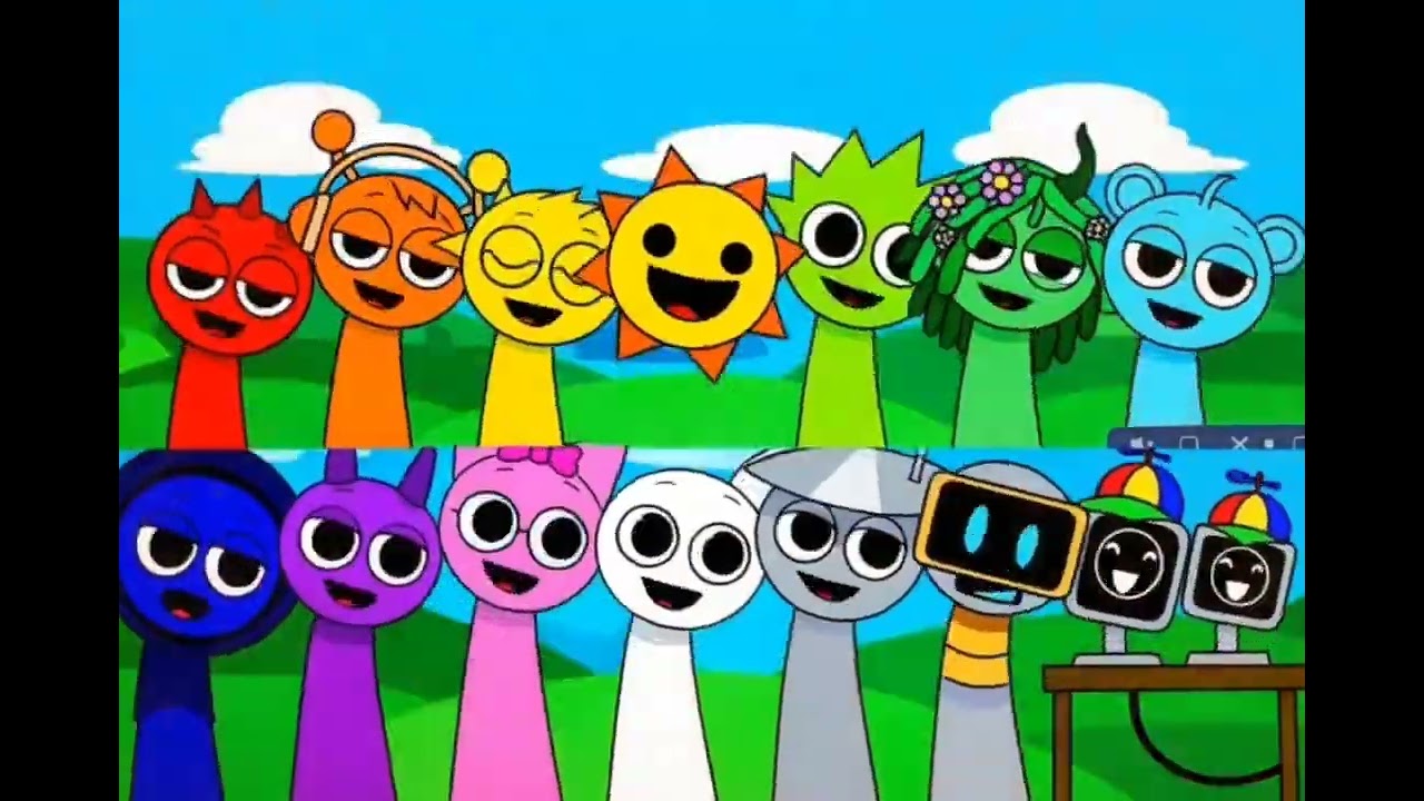 🤩🤩Incredibox sprunki logo🤩🤩#sprunkimod #games #huggyspider #gartenofbanban #roblox 