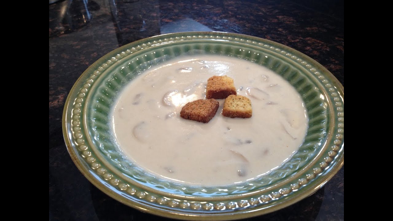 Gourmet Cream of Mushroom Soup Recipe