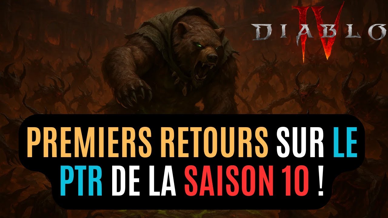 Premières Déceptions Et Bonnes Surprises Sur Le Royaume De Test De La Saison 10 De Diablo IV !