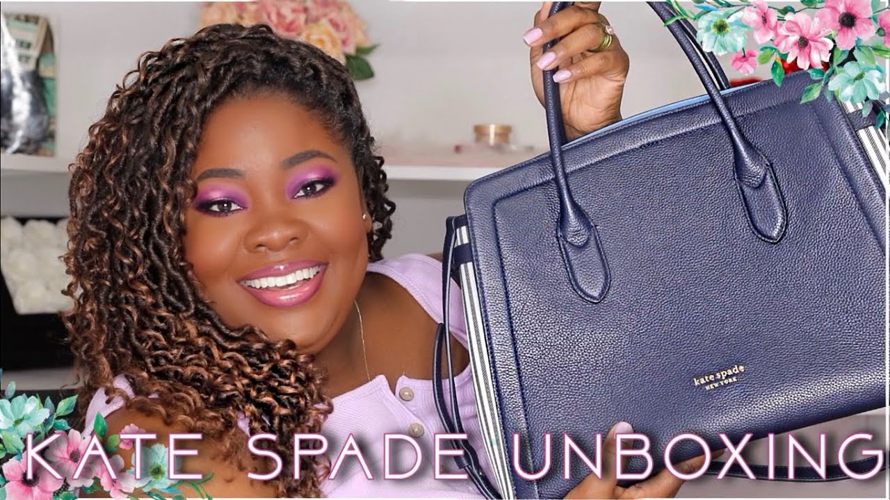 Kate Spade Unboxing | Knot Stripe Satchel | Vlog