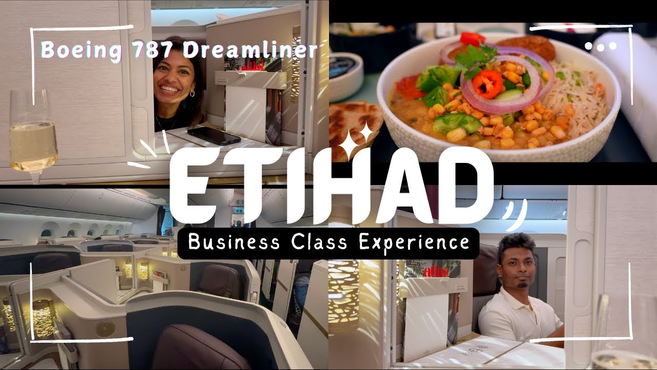 Впечатления от бизнес-класса Etihad | Boeing 787 | Абу-Даби — Мумбаи | Обзор питания и комфорта