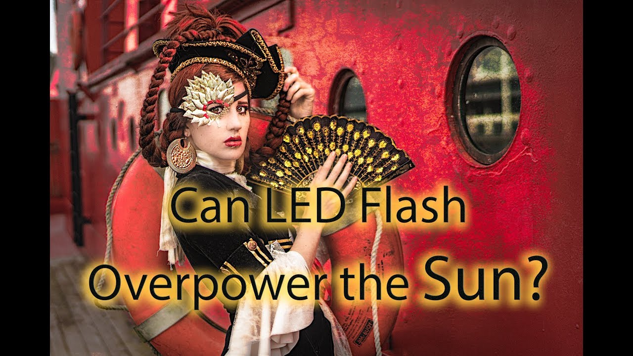 Can LED Flash Overpower the SUN?  Using the Rotolight Anova Pro 2 on a Lightship in London