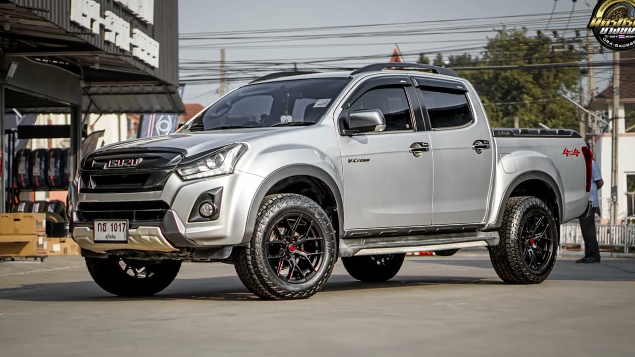 รีวิวIsuzu Dmax ล้อ Torq H04 18x9 5 et22 สีดำเงา ยาง Hankook AT2 265/60r18