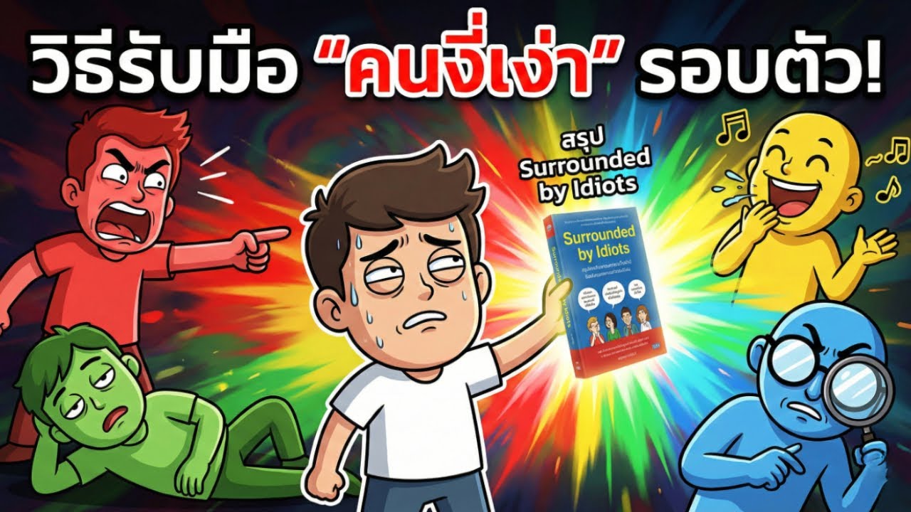 จิตวิทยาอ่านคน 4 ประเภท: รู้แค่นี้ ชีวิตคุณจะง่ายขึ้น 300% (สรุปหนังสือ Surrounded by Idiots)